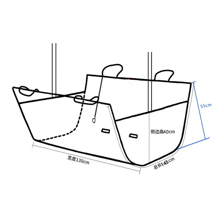 
Dog Hammock 2020 Wholesale Waterproof Car Pet Accessories Large Dog Seat Cover For Back Seat 