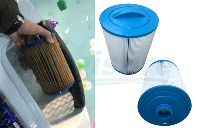 High performance R-value foam filled insulation spa filter