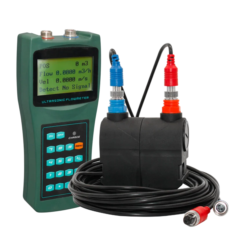 RS232 Diesel DN300 Flow Meter Handheld Portable Ultrasound Flowmeter