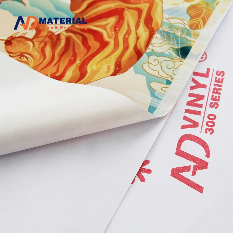 Digital Printing printed self adhesive vinyl food cart wrap Flex Printing Synthetic Paper Self Adhesive Vinyl Rolls Inkjet Media