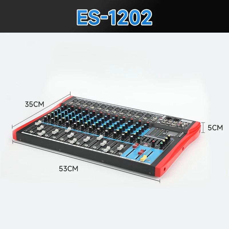TEBO Factory Best Selling 12 Channel Dj Professional Audio Mixing Console studio recording