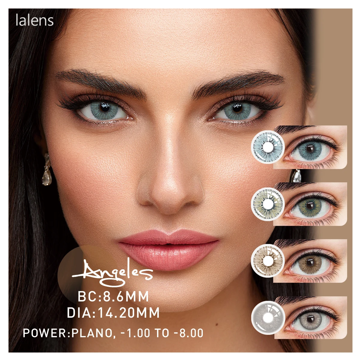 Lalens Wholesale Sexy Soft Color Contact Lens Prescription From Plano To 800 Men Monthly Toric Eye Colored Contact Lenses