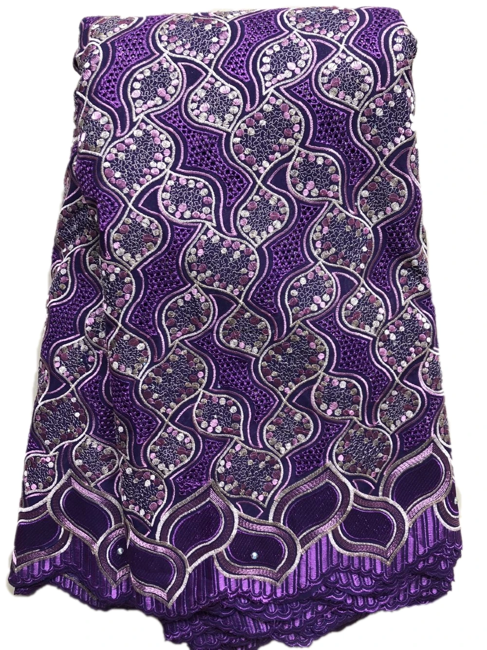 High Quality Cotton Lace Material African lace fabrics Swiss Cotton Voile Lace in Switzerland