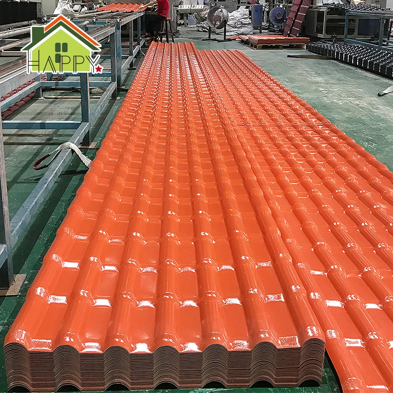 south america hot sales Roofing Tile Roof Sheets Corrugated Trapezoidal Plastic Material ASA PVC