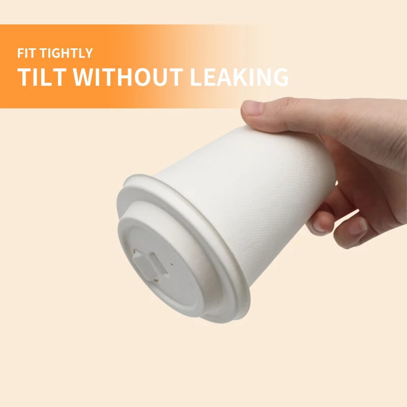 Одноразовые бумажные кофейные чашки с крышкой для горячих напитков 12 унций