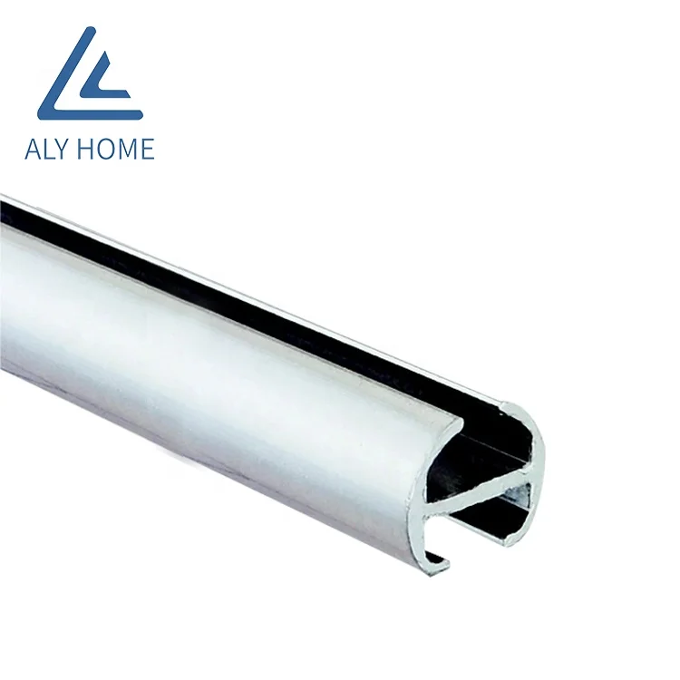 Customized european square Aluminum Alloy curtain track