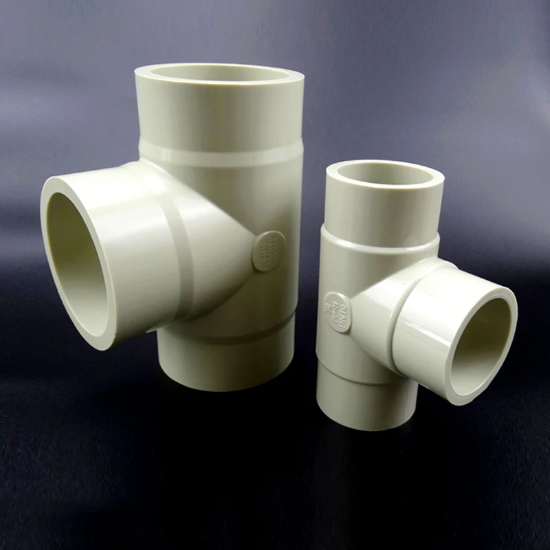 Customized packing quick and easy usage wholesale PPH  pipe Tee fittings