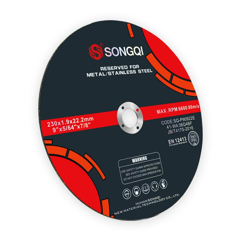 SONGQI 230 mm sharp metal cutting disc abrasive tools cutting wheel wholesale price,abrasives metal cutting wheel