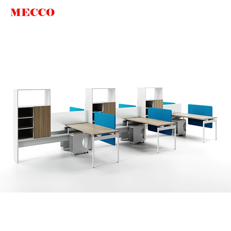 China Manufacturer Modern Modular Office Cubicle Workstation 6 Seater Office Furniture Workstation Desk Modern Office Desk