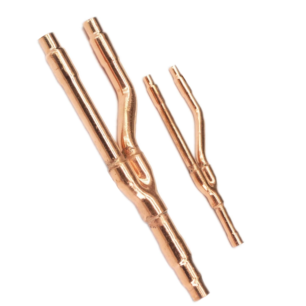 Copper joint y branch  disperse pipe for midea Dakin