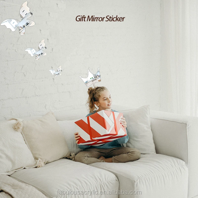 Shower Mirror Wall Silver Golden Mirrors Adhesive Sticker Mirror Sheets Acrylic Plastic Fogless Home Decoration Acrylic/ Plastic