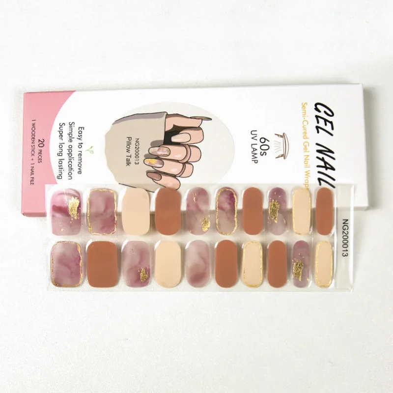 Nails Stickers  Epoxy Resin Fashionable Plastic Nail Polish Case Nail Beauty Products Strong Plastic Glue Stick