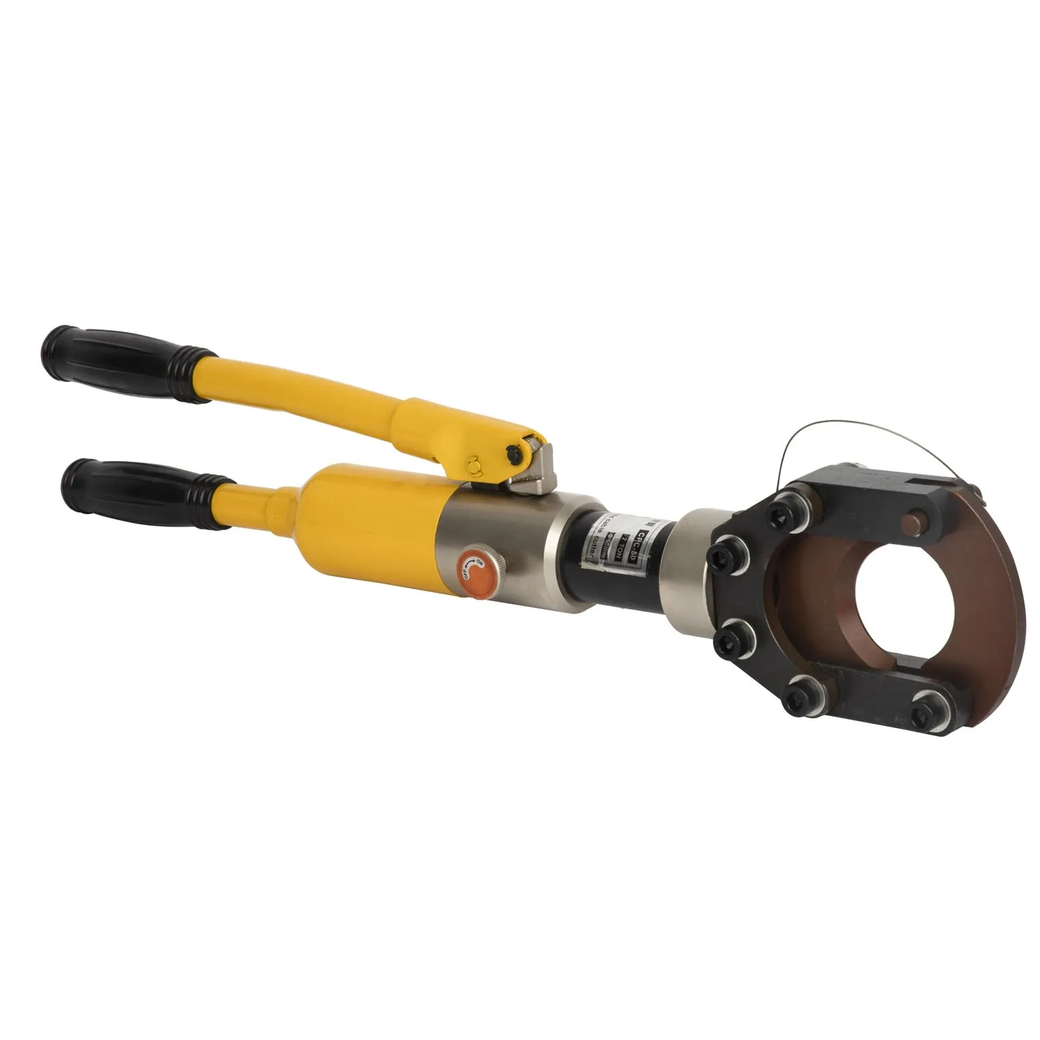 CPC-50 Automatic Hydraulic Steel Wire Rope Cable Cutter For Cutting Applications