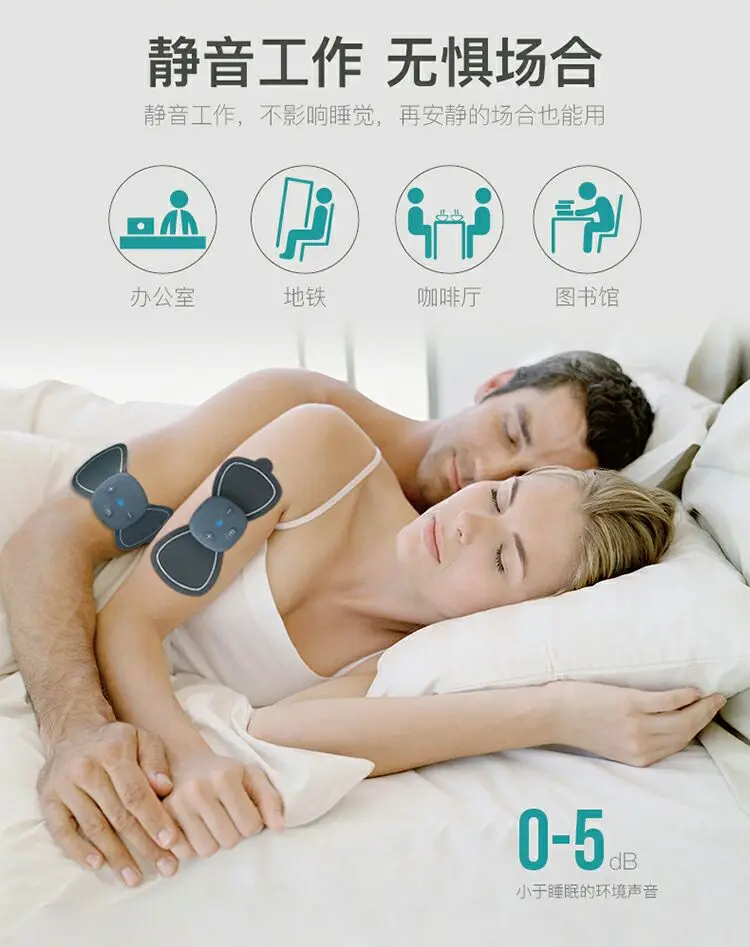 Blood Circulation Relax Muscle Massager Electronic Pulse Stimulator Pad Tens Unit For Body Period Pain Relief