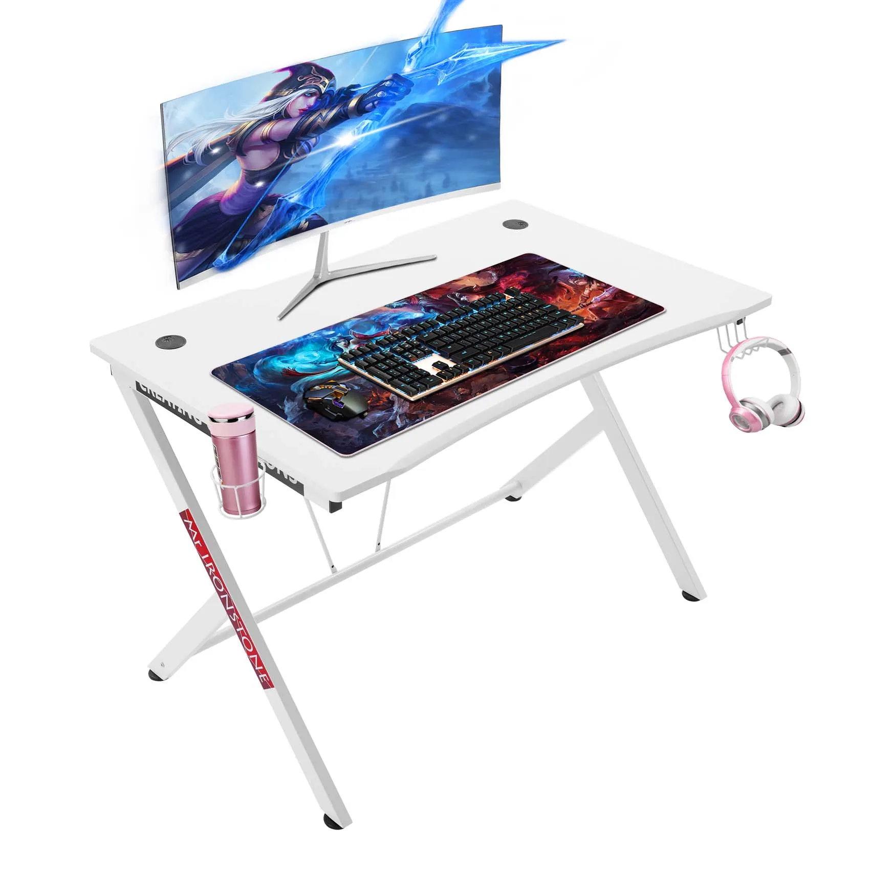 Amazon Atlantic at Buy Adjustable Chair Bundle Gaming Desk Office Furniture Modern Commercial Furniture, Home Furniture Metal