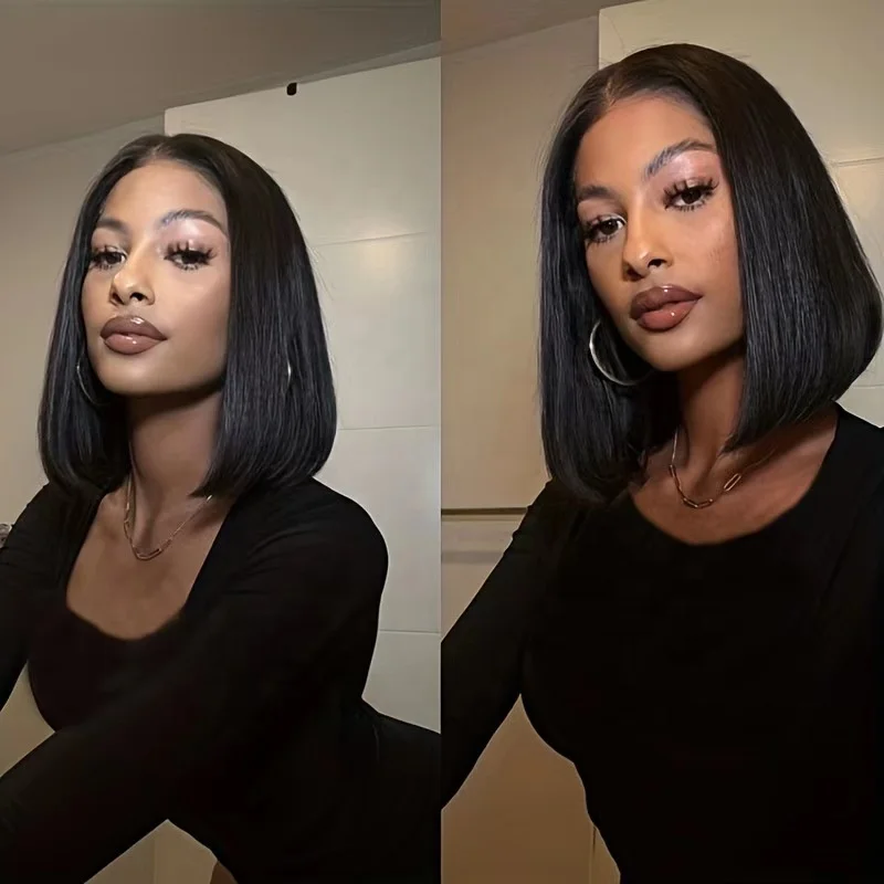 loose wave light brown gray color bob lace front asian mix vietnamese short purple highlight short wig without glue