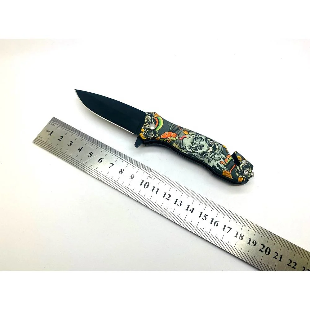 stainless steel material type utility outdoor survival tactical camping hunting folding knives multi color pocket knife