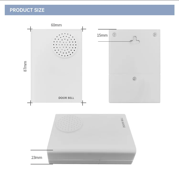 Smart Safe And Durable Access Control Wired Doorbell Suitable For Home Hotel Apartment