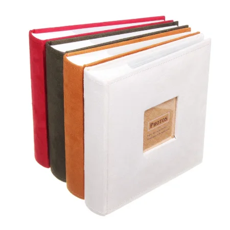 6 дюймов фотоальбом 200 фотографии хранения Скрапбукинг держит свадебных фотографий семья памяти ноутбука Свадебный книги 4