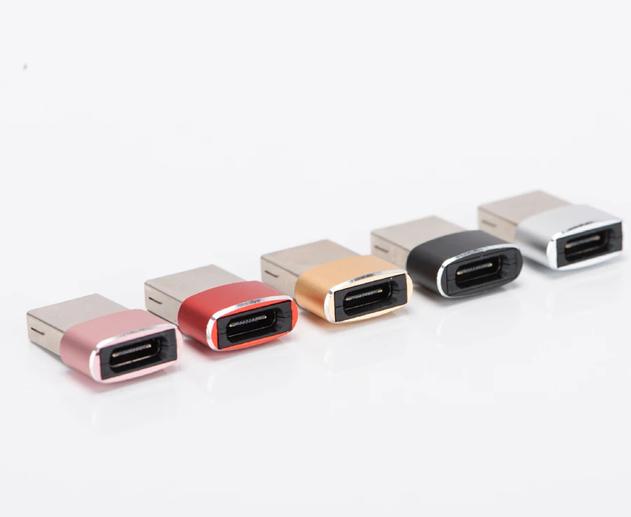 aluminum alloy high quality usb type c otg female  to usb male adapter data charging  otg adapter