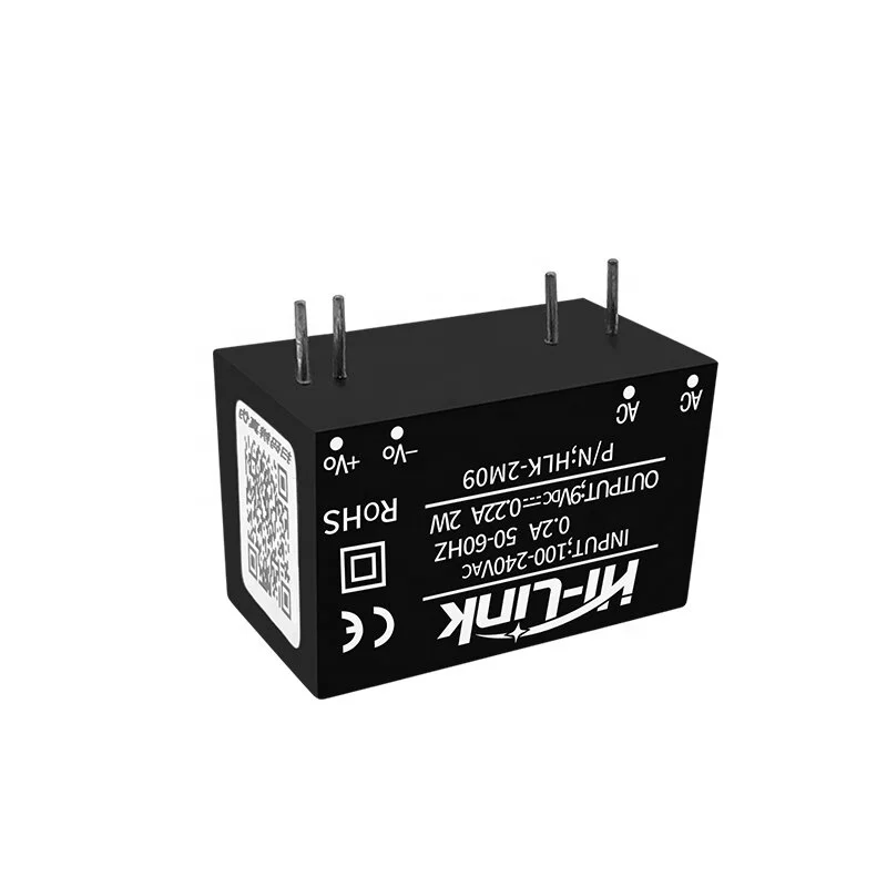 Hi-Link AC-DC Converter220V 9V 2W 230mA Mini Power Supply Module Intelligent Household Switch HLK-2M09