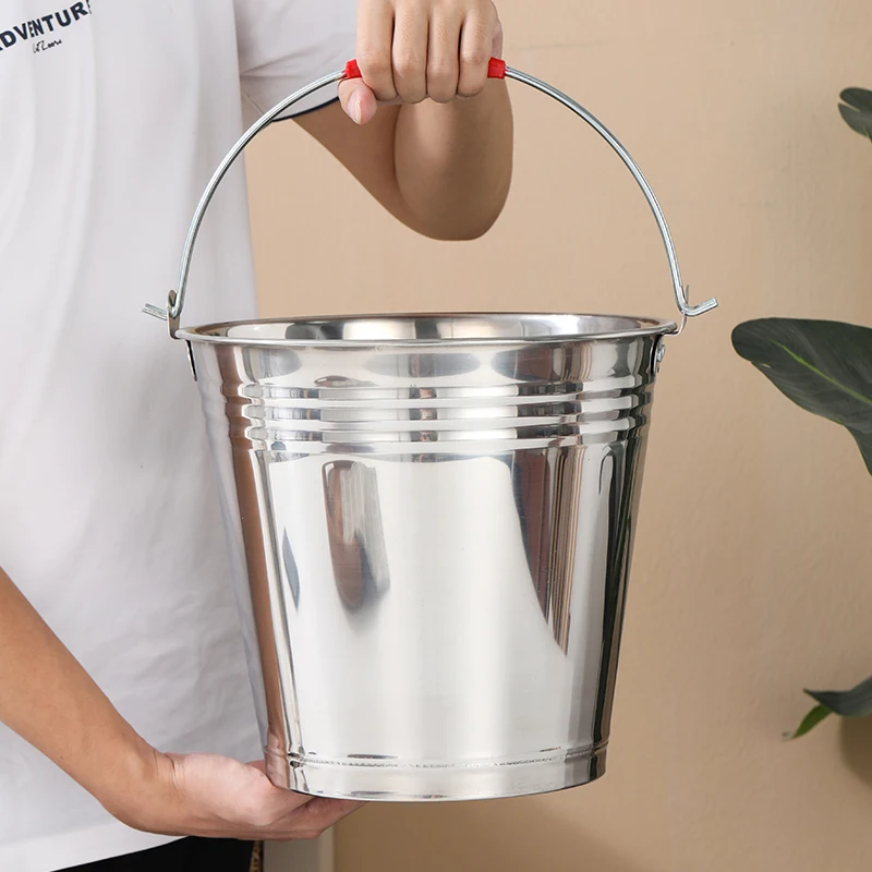 KS028 KESHUN bucket China Metal big pail Garden use 20L Thickest 20l metal paint pail large water bucket