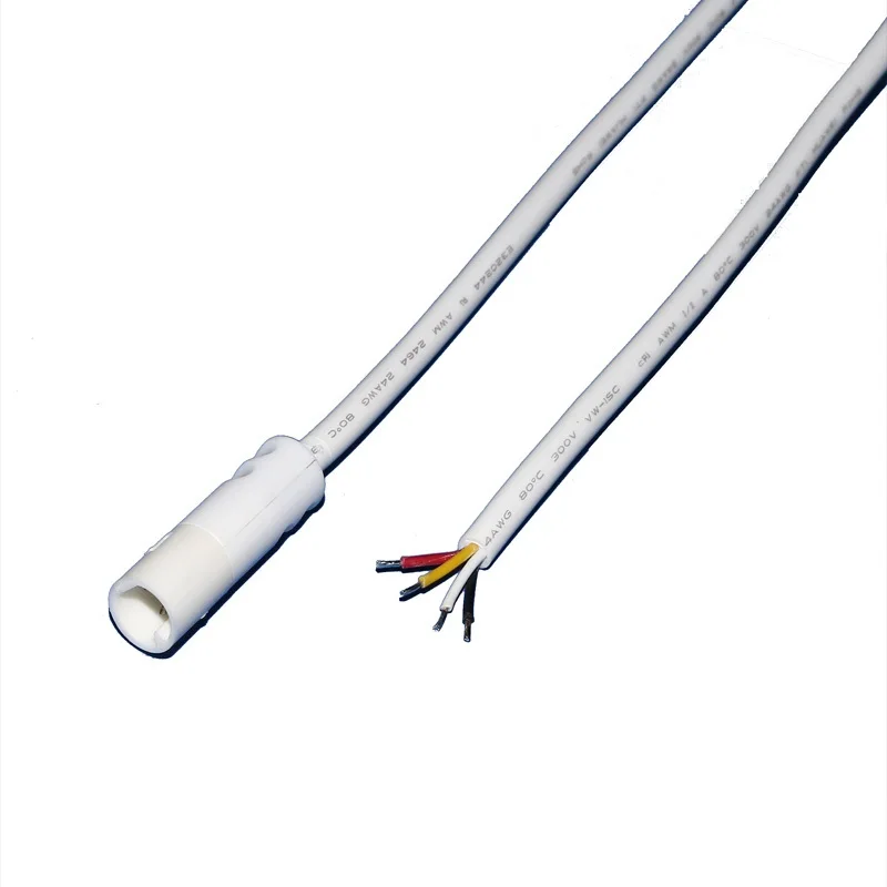 FOK RGB 4 Pin 15cm 12V DC female rgb led strip connector wire cable for led smd 5050 flexible strip light