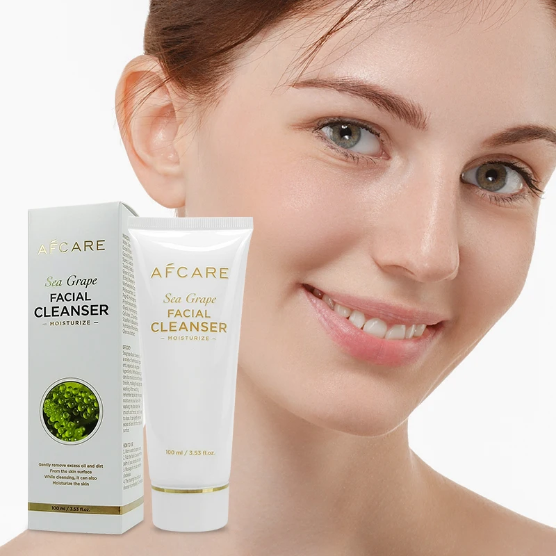 Cosmetics Products----South Korea Facial Cleanser Paraben-free Moisturizing and Sea Grape & Portulaca Hydrating Face Wash