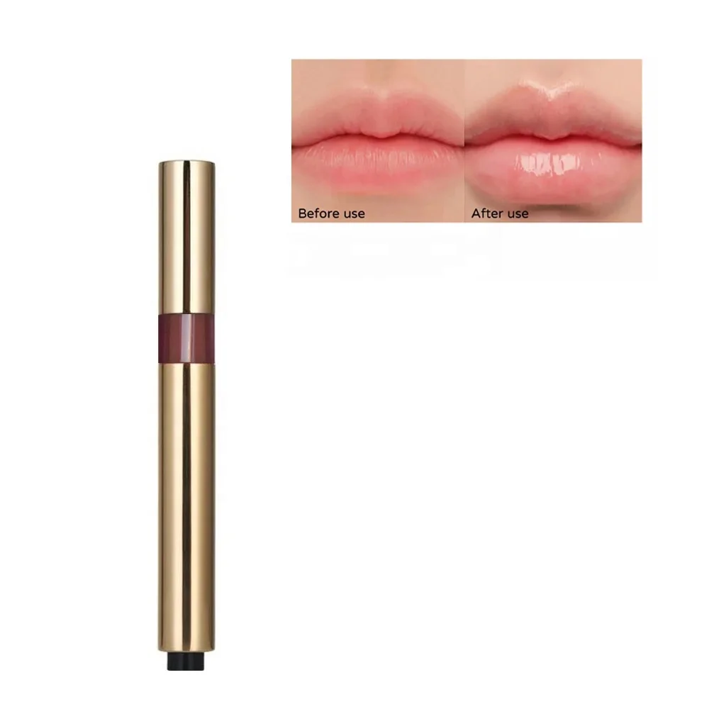 Hyaluronic Acid Hydrating Lip Glow Oil Lip Maximizer Plumper Tinted Lip Plumper Oil