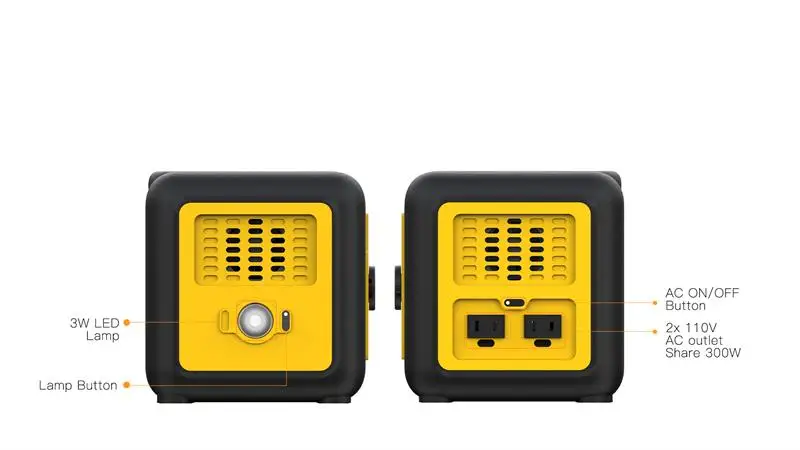 Solar Power 110V 220V 300W 346wh 300w solar inverter all power power station free energy generator