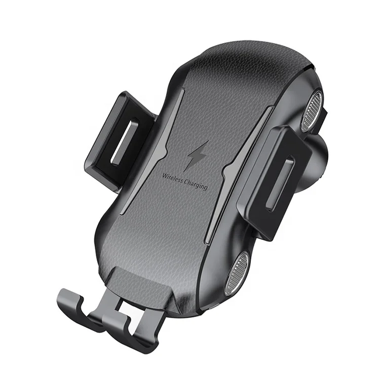 Vnew portable high quality 10W quick charging wireless phone charger infrared sensing car holder