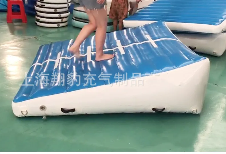Inflatable Gymnastics Incline Cheese Wedge Skill Shape Tumbling Mat inflatable Incline Mat Inflatable Gym Airtrack