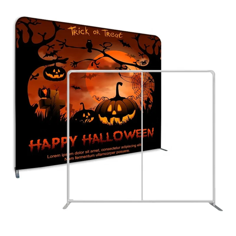promotional exhibition booth pop up banner signs photo booth display stand standing photo booth