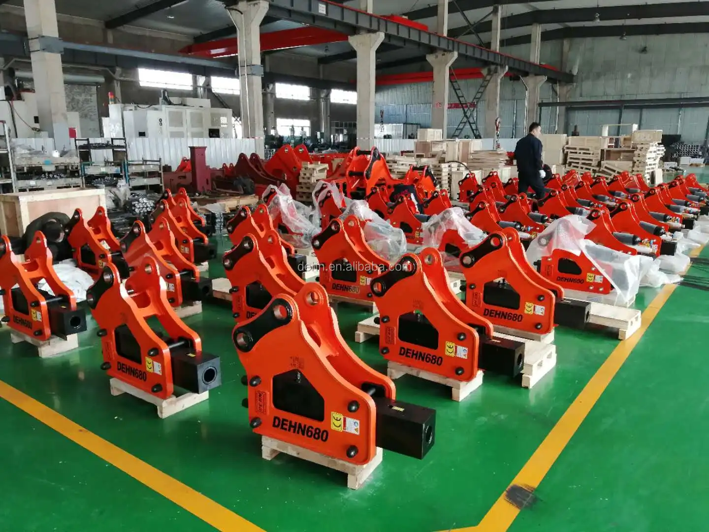 68 mm chisel mini silenced box  type excavator parts hydraulic breaker for rock breaking SB 40