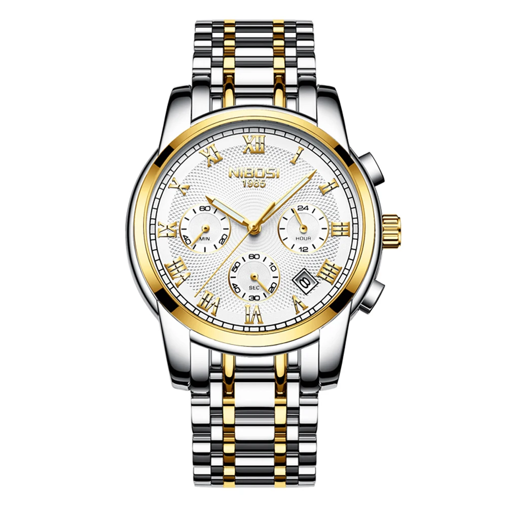 2302 Wholesale fashion women three dials watches small quantity available custom made watch for women