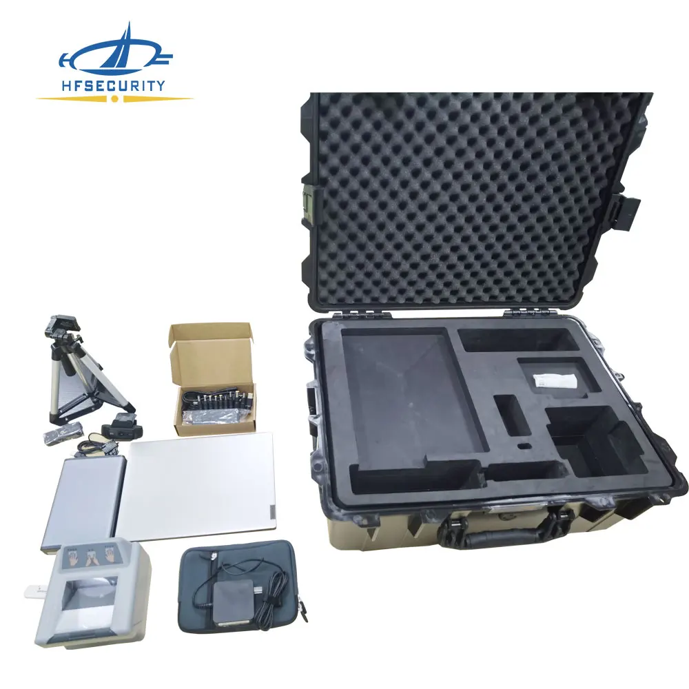 HFSecurity OEM ODM High Quality Camera Laptop Biometric 4 4 2 Fingerprint Scanner Enrollment Registration Kit