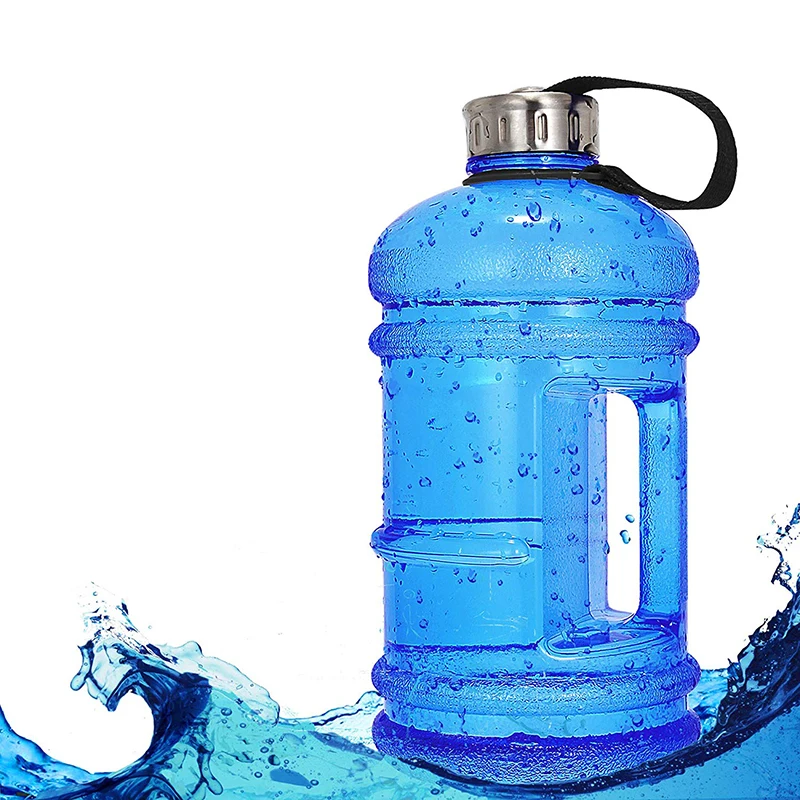 2019 Hot Factory Outdoor PETG Plastic Water Bottles BPA Free Bottla De Agua 2200ml Fitness GYM Sport Water Bottle