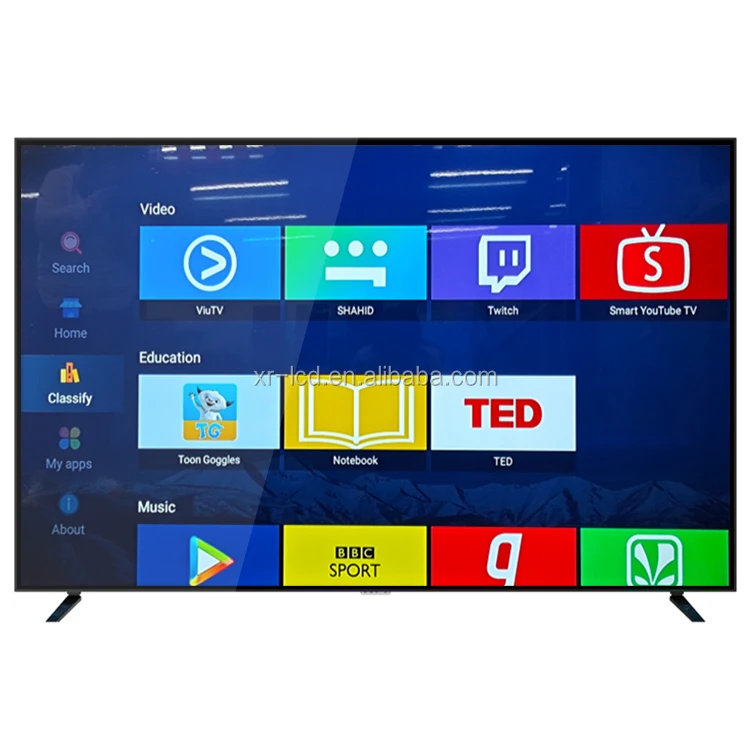 Заводская розетка Новый 32 40 43 50 55 60 75 80 85 100 110 дюймов Smart Android LCD LED TV 4K плоский экран телевизоры