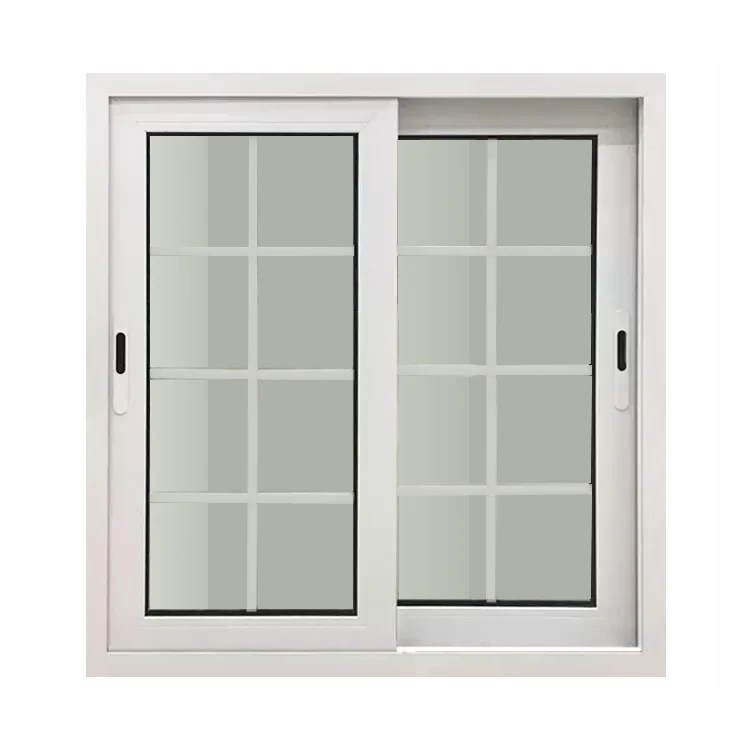 Hurricane Impact White Aluminum Frame Double Glazed Sliding Glass Windows For Home