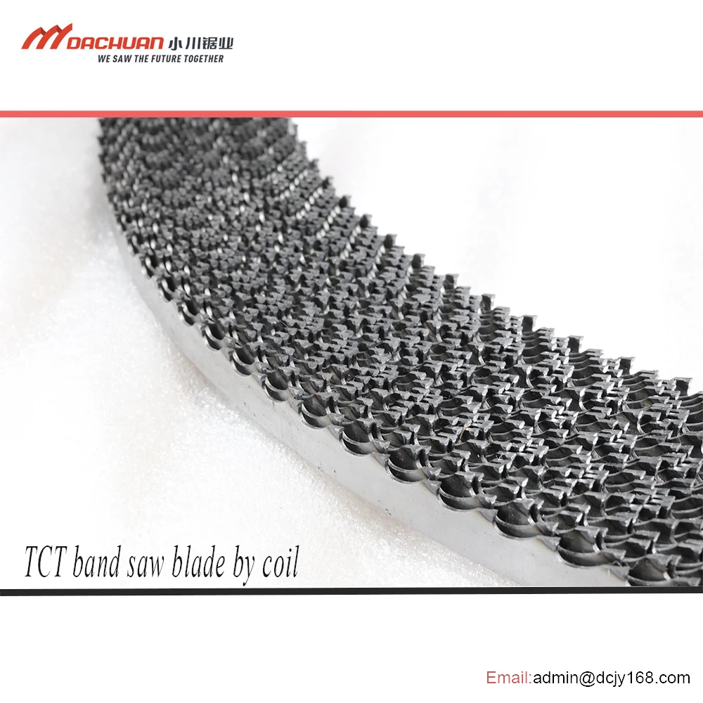 High quality TCT saw blade carbide tip band saw blade 55mm for woodworking by welded