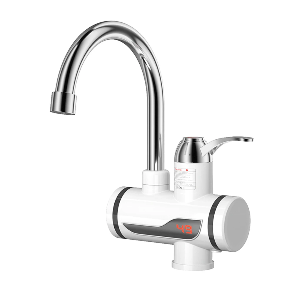 Bathroom Kitchen 3000W Electric Instant Heating Rapid Hot And Cold Water Faucets Tap Water Faucets With Digital Display