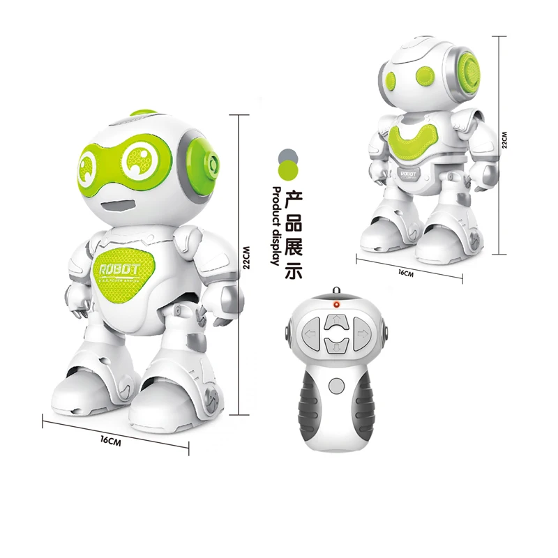 6+age interactive game toy fresh colorful cute shape dancing robot with remote control for CHILDREN