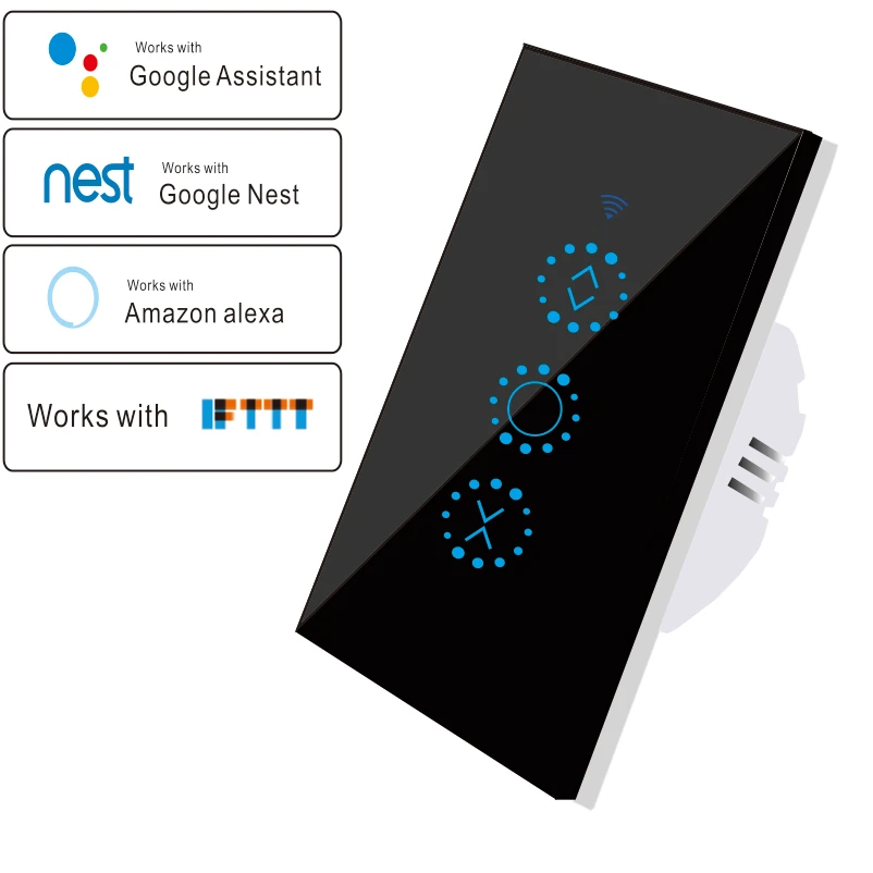 
Eu UK US AU Ewelink Smart WiFi smart curtain switch remote control touch curtain switch works with Amazon Alexa and Google 