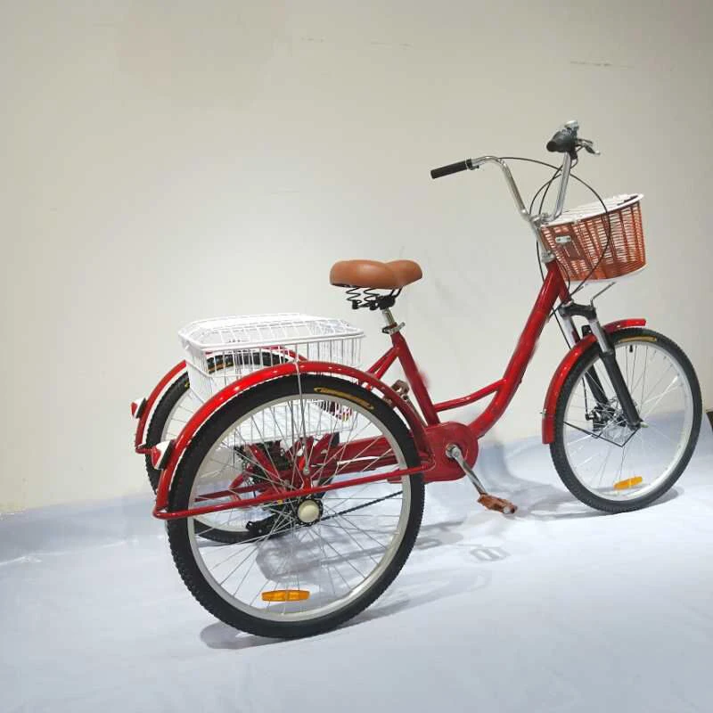 Высокое качество передние и задние дисковые тормоза задний 120 трицикл трехколесный грузовой погрузчик специальный 1,2 T тормоз 24 дюймов трехколесный велосипед