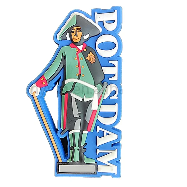 
custom logo design company souvenir gift soft rubber PVC fridge magnet 