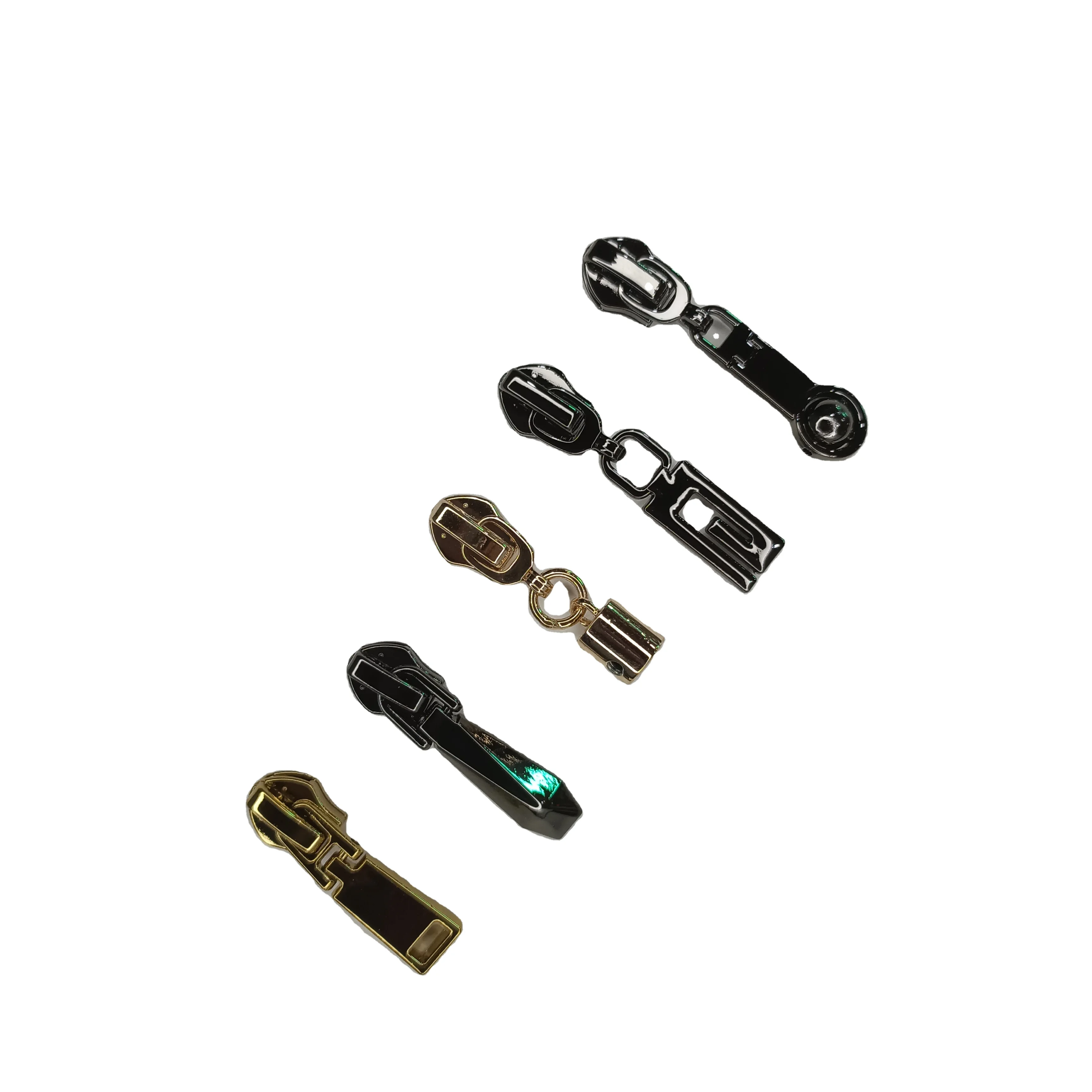 Exceptional high quality zip Sliders pulls metal Zipper Pullers for Shoes Bags luggages clothing