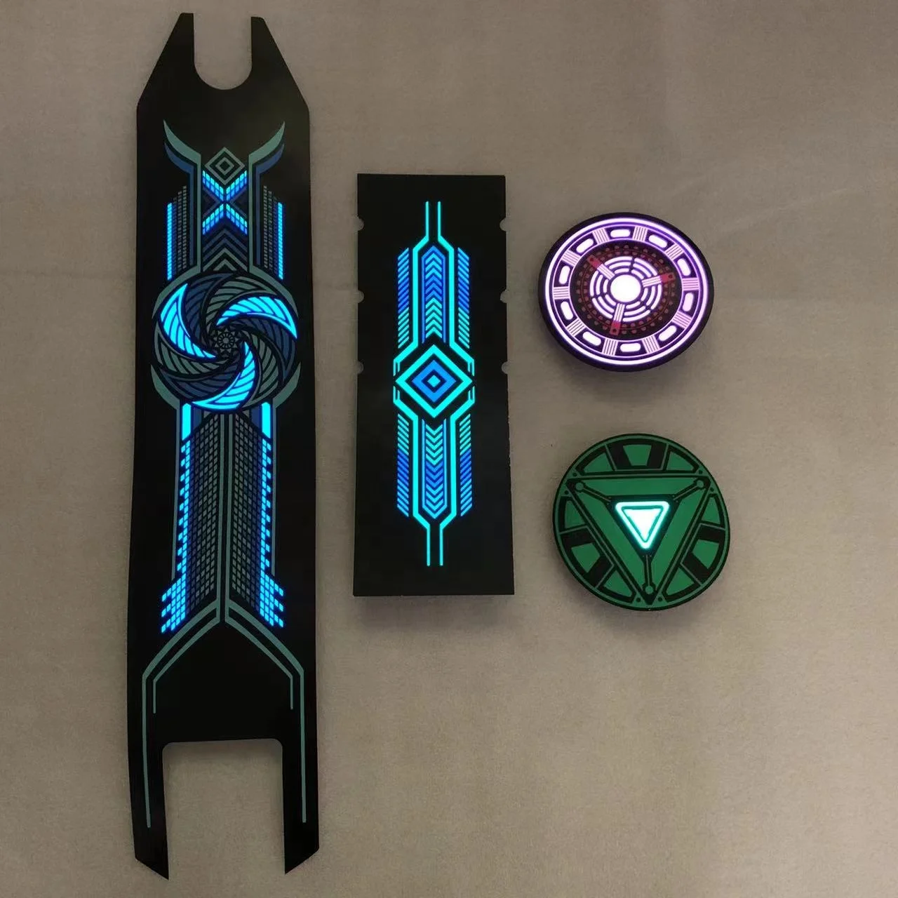 High quality el panel electroluminescent,EL Electric scooter panel,LED glowing scooter