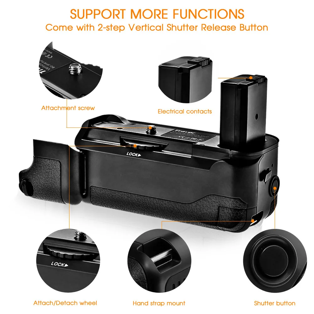  BG-3DIR Camera Power Battery Grip For Sony