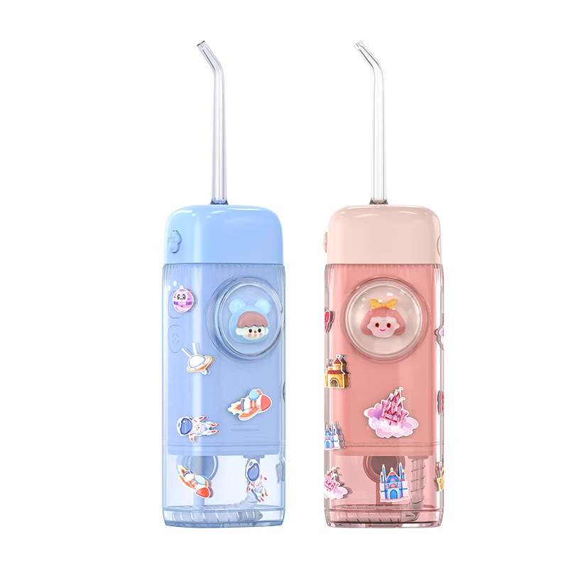 Dycrol Children Oral Care Teeth Clean Oral Irrigator Portable Electric Floss Water Dental Flosser For Kids
