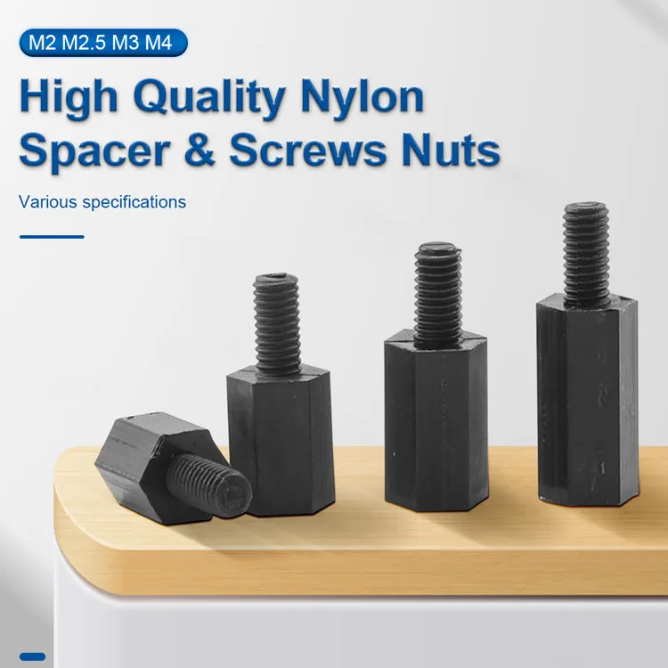 320PCS Male Female Nylon Hex Standoff Kit M2 M2.5 M3 M4 Insulation Plastic Standoff Spacer Set